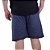 Bermuda Masculina Plus Size Moletom MXD Conceito Mescla Azul - Imagem 2