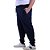 Calça Masculina Plus Size Moletom MXD Conceito Azul Marinho - Imagem 1