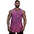 Regata Longline 100% Algodão Masculina MXD Conceito Lavado Estonado em Rolo Rosa - Imagem 1