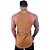 Regata Longline Masculina MXD Conceito 100% Algodão Caramelo - Imagem 2