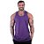 Regata Longline Masculina MXD Conceito 100% Algodão Roxa - Imagem 1