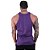 Regata Longline Masculina MXD Conceito 100% Algodão Roxa - Imagem 2