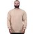 Blusa Moletom Basic Masculina MXD Conceito Sem Touca Bege - Imagem 1