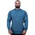 Blusa Moletom Basic Masculina MXD Conceito Sem Touca Azul Celeste - Imagem 1