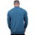 Blusa Moletom Basic Masculina MXD Conceito Sem Touca Azul Celeste - Imagem 2