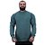 Blusa Moletom Basic Masculina MXD Conceito Sem Touca Verde Azulado Escuro - Imagem 1