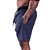 Bermuda em Tactel com Elastano Masculino MXD Conceito 3 Bolsos Chumbo - Imagem 3