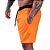 Bermuda em Tactel com Elastano Masculino MXD Conceito 3 Bolsos Laranja Fluorescente - Imagem 3
