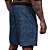 Bermuda em Tactel com Elastano Masculino MXD Conceito 3 Bolsos Azul Marinho Com Riscos - Imagem 2