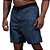 Bermuda em Tactel com Elastano Masculino MXD Conceito 3 Bolsos Azul Marinho Com Riscos - Imagem 1
