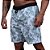 Bermuda em Tactel com Elastano Masculino MXD Conceito 3 Bolsos Branco Com Manchas Verdes - Imagem 1