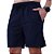 Bermuda em Tactel com Elastano Masculino MXD Conceito Bolso Com Ziper Azul Marinho - Imagem 1