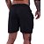 Shorts Tactel Masculino Marphim Preto Básico - Imagem 2