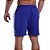 Short Tactel Listrado Elastic Masculino MXD Conceito 3 Bolsos Azul Bic Com Listra Branca - Imagem 2