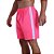 Short Tactel Listrado Elastic Masculino MXD Conceito 3 Bolsos Rosa Fluorescente Neon Com Listra Branca - Imagem 1