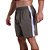 Short Tactel Listrado Elastic Masculino MXD Conceito 3 Bolsos Caqui Areia Com Listra Branca - Imagem 1