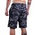 Bermuda Moletom MXD Conceito Camuflado Cinza Quadricular - Imagem 2