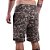 Bermuda Moletom MXD Conceito Camuflado Quadricular Militar - Imagem 2
