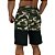 Bermuda Moletom MXD Conceito Bicolor Camuflado Verde e Preto - Imagem 2