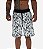 Bermuda Moletom MXD Conceito Roses and Skull White - Imagem 1