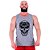 Regata Clássica Tradicional Masculina MXD Conceito Caveira Com Bandana - Imagem 2