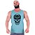 Regata Clássica Tradicional Masculina MXD Conceito Caveira Com Bandana - Imagem 1