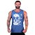 Regata Clássica Tradicional Masculina MXD Conceito Scribbled Skull - Imagem 1