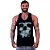 Regata Cavada Masculina MXD Conceito Caveira Mosaico Skull Face - Imagem 1