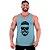 Regata Cavada Masculina MXD Conceito Caveira Bigode Francês - Imagem 1