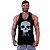 Regata Cavada Masculina MXD Conceito Dark Skull Caveira Escuridão - Imagem 1
