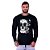 Camiseta Manga Longa Moletinho MXD Conceito Scribbled Skull - Imagem 1