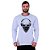 Camiseta Manga Longa Moletinho MXD Conceito Caveira De Bandana Bandt Music - Imagem 1