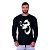 Camiseta Manga Longa Moletinho MXD Conceito Monkey Skull Gorila Caveira - Imagem 1