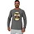 Camiseta Manga Longa Moletinho MXD Conceito Hardcore Skull - Imagem 1
