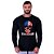 Camiseta Manga Longa Moletinho MXD Conceito American Skull - Imagem 2