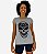 Camiseta Babylook Feminina MXD Conceito Caveira Motoqueira - Imagem 3