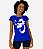 Camiseta Babylook Feminina MXD Conceito Monkey Skull Caveira Macaco - Imagem 2