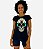 Camiseta Babylook Feminina MXD Conceito Caveira Popstar - Imagem 2