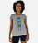 Camiseta Babylook Feminina MXD Conceito Cachorro Estiloso - Imagem 3