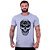 Camiseta Tradicional Masculina Manga Curta MXD Conceito Caveira Com Bandana - Imagem 4