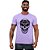 Camiseta Tradicional Masculina Manga Curta MXD Conceito Caveira Com Bandana - Imagem 6