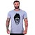 Camiseta Tradicional Masculina Manga Curta MXD Conceito Caveira Com Gorro - Imagem 1