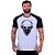Camiseta Tradicional Masculina Manga Curta MXD Conceito Caveira Com Bandana - Imagem 7