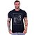 Camiseta Tradicional Manga Curta MXD Conceito Caveira Indígena Cocar - Imagem 1
