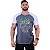 Camiseta Tradicional Manga Curta MXD Conceito Caveira Abstrata - Imagem 3