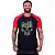 Camiseta Tradicional Manga Curta MXD Conceito Caveira Abstrata - Imagem 1