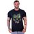 Camiseta Tradicional Manga Curta MXD Conceito Caveira Abstrata - Imagem 4