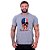 Camiseta Tradicional Masculina Manga Curta MXD Conceito Caveira Americana - Imagem 1