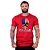 Camiseta Tradicional Masculina Manga Curta MXD Conceito Caveira Americana - Imagem 5
