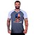 Camiseta Tradicional Masculina Manga Curta MXD Conceito Caveira Americana - Imagem 8